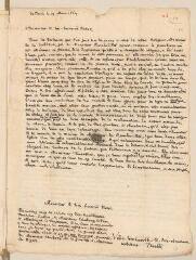 2 vues  - Daillé, Jean. Lettre autographe signée avec cachet à Louis Tronchin.- Paris, 18 mars 1664 (ouvre la visionneuse)