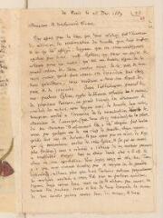 4 vues  - Daillé, Jean. Lettre autographe signée avec cachet à Louis Tronchin.- Paris, 26 décembre 1669 (ouvre la visionneuse)
