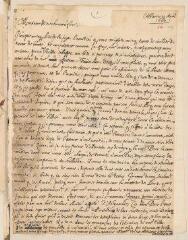 2 vues  - Daillé, Jean. Lettre autographe signée avec cachet à Louis Tronchin.- Paris, 27 avril 1660 (ouvre la visionneuse)