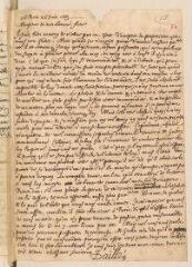 2 vues  - Daillé, Jean. Lettre autographe signée avec cachet à Louis Tronchin.- Paris, 26 juin 1663 (ouvre la visionneuse)