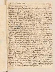 2 vues  - Daillé, Jean. Lettre autographe signée avec cachet à Louis Tronchin.- Paris, 3 septembre 1664 (ouvre la visionneuse)