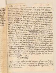 2 vues  - Daillé, Jean. Lettre autographe signée avec cachet à Louis Tronchin.- Paris, 31 mars 1665 (ouvre la visionneuse)
