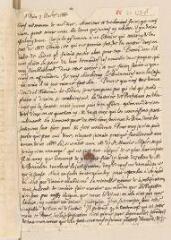 2 vues  - Daillé, Jean. Lettre autographe signée avec cachet à Louis Tronchin.- Paris, 7 décembre 1666 (ouvre la visionneuse)