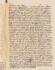 2 vues  - Daillé, Jean. Lettre autographe signée avec cachet à Louis Tronchin.- Paris, 6 mai 1670 (ouvre la visionneuse)