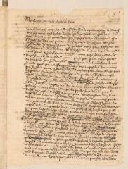 4 vues  - Mestrezat, Jean. Lettre autographe signée avec cachet à Louis Tronchin.- Paris, 21 août 1656 (ouvre la visionneuse)