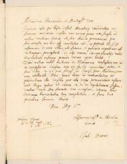 4 vues  - Dury, John. Lettre autographe signée avec cachet à Louis Tronchin.- Zurich, 23 septembre/3 octobre 1662 (ouvre la visionneuse)