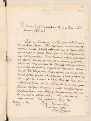 4 vues  - Zwinger, Johann Rudolf. Lettre autographe signée avec cachet à Louis Tronchin.- Bâle, 10 janvier 1705 (ouvre la visionneuse)