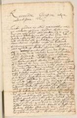 4 vues  - Kilchberger, Nicolaus. Lettre autographe signée avec cachet à Louis Tronchin.- sans lieu, 27 décembre 1673 (ouvre la visionneuse)