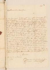 2 vues  - Mussard, Pierre. Lettre autographe à Louis Tronchin.- Lyon, 2 février 1664 (ouvre la visionneuse)