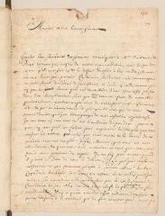 4 vues  - Mussard, Pierre. Lettre autographe avec cachet à Louis Tronchin.- Lyon, 5 avril 1670 (ouvre la visionneuse)
