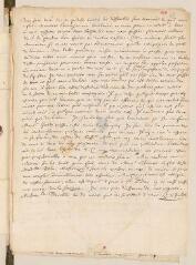 2 vues  - Mussard, Pierre. Lettre autographe avec cachet à Louis Tronchin.- [Lyon], 31 juillet [1666] (ouvre la visionneuse)