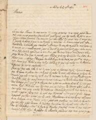 4 vues  - Tournes, Gabriel de. Lettre autographe signée avec cachet à Louis Tronchin.- Londres, 7/17 novembre 1690 (ouvre la visionneuse)