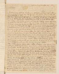 4 vues  - Tournes, Gabriel de. Lettre autographe signée avec cachet à Louis Tronchin.- Londres, 26 décembre 1690 ancien style (ouvre la visionneuse)