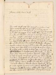 4 vues  - Chouet, Jean-Robert. Lettre autographe signée à Louis Tronchin.- [Nîmes, 1662] (ouvre la visionneuse)