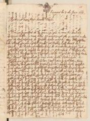 8 vues  - Chouet, Jean-Robert. Lettre autographe signée avec cachet à Louis Tronchin.- Saumur, 3 juin 1665 (ouvre la visionneuse)