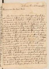 4 vues  - Chouet, Jean-Robert. Lettre autographe signée avec cachet à Louis Tronchin.- Saumur, 3 février 1666 (ouvre la visionneuse)