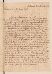 8 vues  - Chouet, Jean-Robert. Lettre autographe signée avec cachet à Louis Tronchin.- Saumur, 25 octobre 1666 (ouvre la visionneuse)