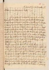 4 vues  - Chouet, Jean-Robert. Lettre autographe signée avec cachet à Louis Tronchin.- Saumur, 15 décembre 1666 (ouvre la visionneuse)
