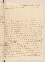 4 vues  - Chouet, Jean-Robert. Lettre autographe signée à Louis Tronchin.- Saumur, 6 avril 1669 (ouvre la visionneuse)