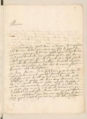 4 vues  - Amyraut, [Moïse, fils]. Lettre autographe signée avec cachet [à Louis Tronchin].- La Haye, 30/20 mai 1696 (ouvre la visionneuse)