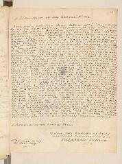 2 vues  - Labadie, Jean de. Lettre autographe signée avec cachet à Louis Tronchin.- Orange, 27 novembre 1659 (ouvre la visionneuse)
