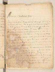 4 vues  - Amyraut, [Moïse, père]. Lettre autographe signée avec cachet à Louis Tronchin.- Saumur, 12 août 1564 (ouvre la visionneuse)
