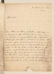4 vues  - Spanheim, [Ezéchiel]. Lettre autographe signée avec cachet à Louis Tronchin.- Genève, 28 janvier 1655 (ouvre la visionneuse)