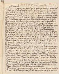 4 vues  - La Bastide, Marc-Antoine de. Lettre autographe signée avec cachet à Louis Tronchin.- Londres, 22 février 1701 ancien style (ouvre la visionneuse)