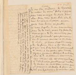 3 vues  - La Bastide, Marc-Antoine de. Lettre non signée à [Madame de Windsor].- sans lieu, 3 août [1678] (ouvre la visionneuse)