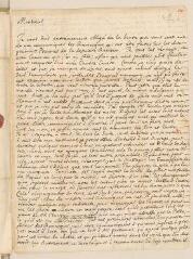 2 vues  - Bouhéreau, Elie. Lettre autographe signée avec cachet à Louis Tronchin.- Berne, 3/13 septembre 1691 (ouvre la visionneuse)