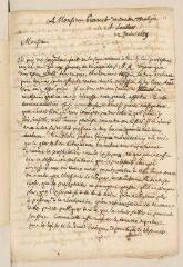4 vues  - Tronchin, Louis. Minute d\'une lettre à [Gilbert] Burnet, docteur en théologie à Londres.- 22 janvier 1689 (ouvre la visionneuse)