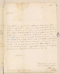 4 vues  - Coxe, Th[omas]. Lettre autographe signée avec cachet à Louis Tronchin.- 12/22 mars 1690 (ouvre la visionneuse)