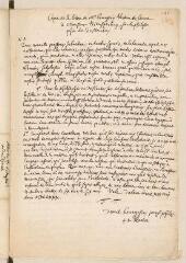 4 vues  - Bourgeois, David, recteur de Berne. Copie, de la main de Louis Tronchin, d\'une lettre à Nieusperling.- Berne, 13 mai 1680 (ouvre la visionneuse)