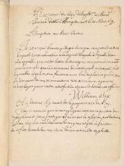 2 vues Copie de la réponse du roi [Guillaume III] d'Angleterre à [Pierre] Jurieu.- Hamptoncourt, 2 mars 1689