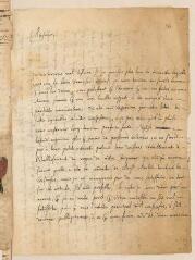4 vues  - Crespin, Daniel. Lettre autographe signée avec cachet à Louis Tronchin.- Lausanne, 16 septembre 1680 (ouvre la visionneuse)