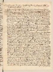 4 vues  - Copie d\'une lettre des pasteurs du synode de Neuchâtel signée \'D. Girardus, decanus\' aux pasteurs et professeurs de Berne.- Neuchâtel, 4 août 1681 (ouvre la visionneuse)