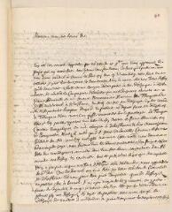 4 vues Reboulet, Paul. Lettre autographe signée avec cachet à Louis Tronchin.- Zurich, 24 octobre 168[7?]