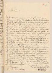 6 vues  - Le Fort, Ami. Lettre autographe signée sans adresse.- sans lieu, 3 mars 1688 (ouvre la visionneuse)