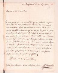 2 vues  - Ostervald, Jean-Frédéric. Lettre autographe signée à Louis Tronchin.- Neuchâtel, 10 septembre 1702 (ouvre la visionneuse)