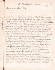 4 vues  - Ostervald, Jean-Frédéric. Lettre autographe signée à Louis Tronchin.- Neuchâtel, 18 octobre 1702 (ouvre la visionneuse)