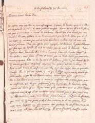 4 vues  - Ostervald, Jean-Frédéric. Lettre autographe signée avec cachet à Louis Tronchin.- Neuchâtel, 30 décembre 1702 (ouvre la visionneuse)