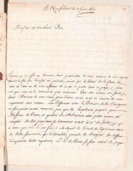 4 vues  - Ostervald, Jean-Frédéric. Lettre autographe signée avec cachet à Louis Tronchin.- Neuchâtel, 15 juin 1697 (ouvre la visionneuse)