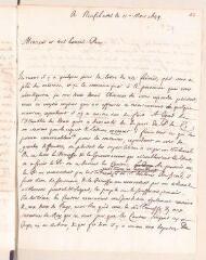 4 vues  - Ostervald, Jean-Frédéric. Lettre autographe signée à Louis Tronchin.- Neuchâtel, 11 mars 1699 (ouvre la visionneuse)