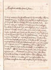 4 vues  - Tronchin, Louis. Lettre autographe signée avec cachet à Jean-Frédéric Ostervald.- Genève, 4 juillet [1699] (ouvre la visionneuse)
