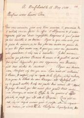 6 vues  - Ostervald, Jean-Frédéric. Lettre autographe signée à Louis Tronchin, suivie de \'Réflexions sur [la] censure\' [de son livre].- Neuchâtel, 15 mai 1700 (ouvre la visionneuse)
