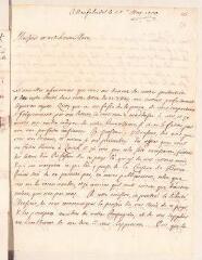 4 vues  - Ostervald, Jean-Frédéric. Lettre autographe signée avec cachet à Louis Tronchin.- Neuchâtel, 25 mai 1700 (ouvre la visionneuse)