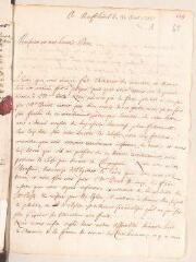 4 vues  - Ostervald, Jean-Frédéric. Lettre autographe signée avec cachet à Louis Tronchin.- Neuchâtel, 31 août 1700 (ouvre la visionneuse)