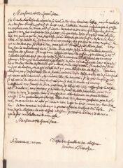 2 vues  - Tronchin, Louis. Lettre autographe signée avec cachet à Jean-Frédéric Ostervald.- Genève, 10 octobre 1700 (ouvre la visionneuse)