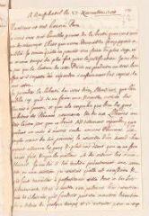 4 vues  - Ostervald, Jean-Frédéric. Lettre autographe signée à Louis Tronchin.- Neuchâtel, 27 novembre 1700 (ouvre la visionneuse)