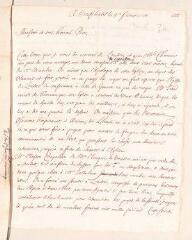 4 vues Ostervald, Jean-Frédéric. Lettre autographe signée à Louis Tronchin.- Neuchâtel, 9 février 1701